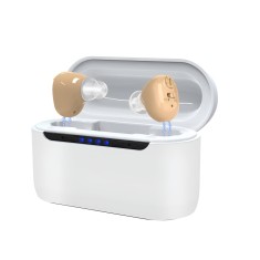Aparat Auditiv x2 NeoHGS, Sunet Clar, 50 Ore de Utilizare, Incarcare Rapida 1.5 Ore, Operare Simpla, Design Compact si Usor, Afisaj Nivel Baterie Inte