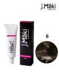 J.Maki Professional - Vopsea de par permanenta 6.1 - Blond inchis cenusiu, 60 ml