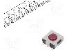 Microintrerupator 6.5x6.2x2.6mm, (ON)-OFF, SPST, ALPS - SKHMQME010