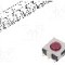 Microintrerupator 6.5x6.2x2.6mm, (ON)-OFF, SPST, ALPS - SKHMQME010