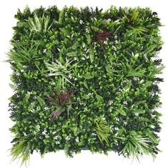 Perete verde din plastic Wild Flora 100x100 cm foto