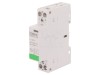 Contactor modular Iskra 2 poli 32A 24V AC/DC, sina DIN, cleme cu surub, referinta IKD232-20/24V
