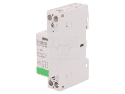 Contactor 2-poli 32A 24V AC/DC foto