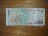 Bancnotă 5.000 lei 1998 &ndash; Seria 003A5838178 &ndash; Colecție