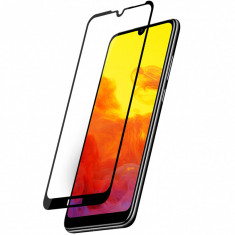 Folie Protectie Ecran OEM pentru Huawei Y6 (2019), Sticla securizata, Full Face, Full Glue, SMART, Neagra