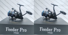 SET 2 Mulinete Feeder si Crap PRO FL FEEDER PRO FP6500 tambur Long Cast