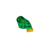 Cumpara ieftin Metru croitorie de 150 cm, 1.3 cm latime, varfuri metalice, numere mari, verde, Oem