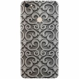 Husa silicon pentru Xiaomi Redmi Note 5A, Baroque Silver Pattern
