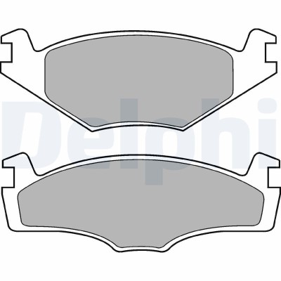 DELPHI LP421 set placute frana,frana disc foto