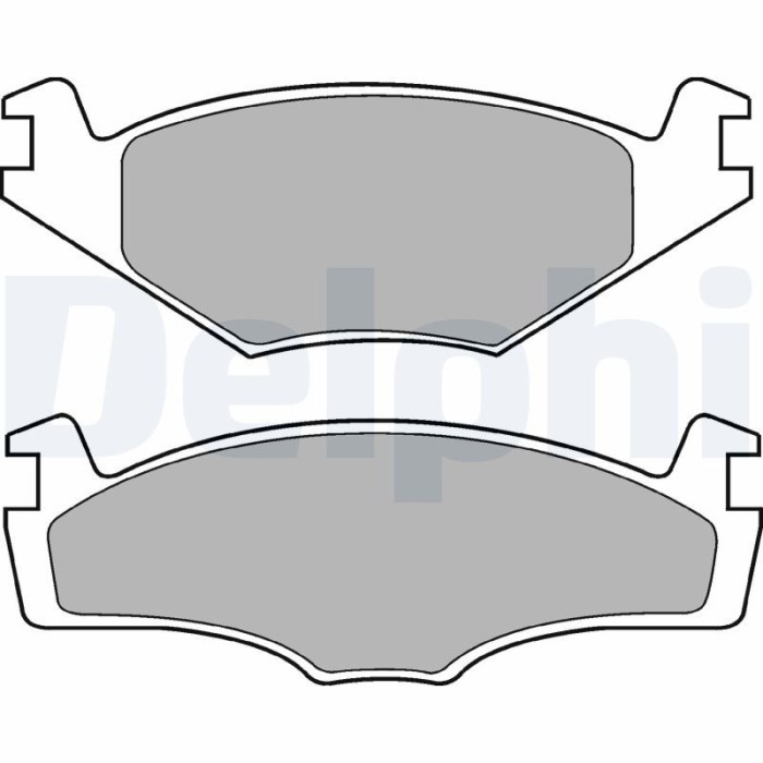 DELPHI LP421 set placute frana,frana disc
