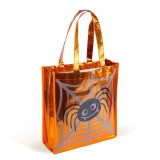 Punga cadou de Halloween - paianjen - 30 x 33 cm - portocaliu