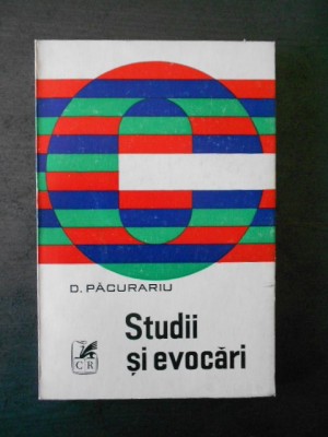 D. Pacurariu - Studii si evocari foto