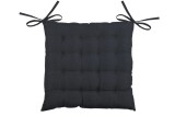 Pernă De Scaun Points Bea 40X40 Cm, Culoare Gri &Icirc;nchis, 100% Poliester