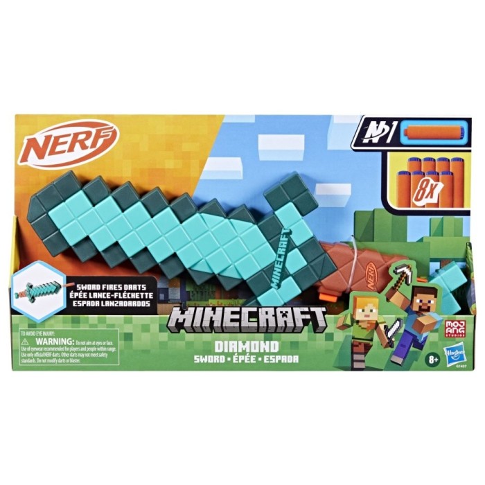 NERF BLASTER NERF MINECRAFT DIAMOND