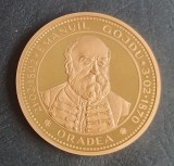 NI755 Plachetă 21 02 1802 Emanuil Gojdu 3 02 1870 Oradea, Omagiul bihorenilor la bicentenarul nașterii 1802-2002