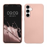 Husa Kwmobile pentru Samsung Galaxy A55, Roz, Silicon, KWM000021MI001C, Carcasa