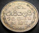 Cumpara ieftin Moneda exotica 1 RUPIE / RUPEE - SRI LANKA, anul 1993 *cod 3602, Asia