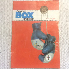 revista box magazin FRB fan sport boxeri ilustrata centura de aur anii '80 RSR