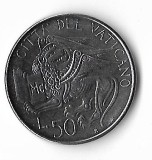 Moneda 50 lire 1985 - Vatican