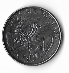 Moneda 50 lire 1985 - Vatican