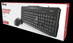 Set tstatura cu mouse trust classicline wired keyboard with mouse foto