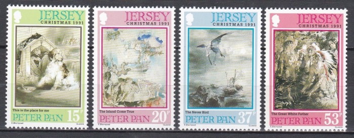Jersey 1991 - Picturi - Crăciun, MNH