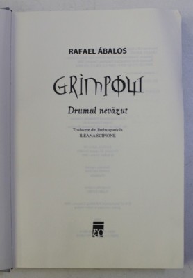 GRIMPOW. DRUMUL NEVAZUT de RAFAEL ABALOS , 2006 foto