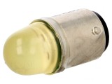 Lampă LED Galbenă 12V BA15D