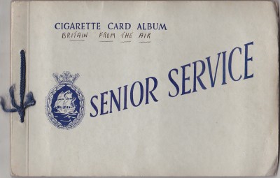 bnk crc Cartonase Senior Service Britain from the air 1939 - set in album foto