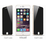 Folie de sticla privancy 5D case friendly pentru Apple iPhone 8 Plus, Privacy Glass GloMax, folie securizata