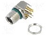 Conector M8, 4 pini, clasa etanseitate IP68, AMPHENOL - M8AS-04PFFR-SF8001 foto