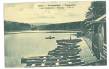 5089 - SIBIU, Dumbrava Park, boats, Romania - old postcard - used - 1927