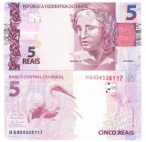 Brazilia 5 Reais 2010 P-253f UNC