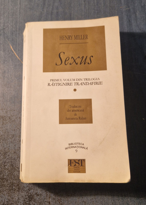 Sexus vol. 1 Henry Miller