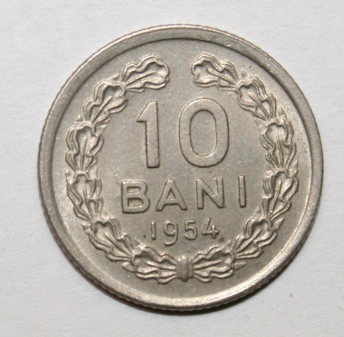 10 BANI 1954 . DETALII EXCELENTE .