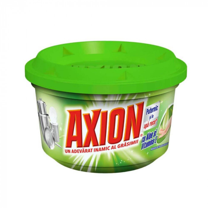 Pasta Vase Axion Aloe, 400 g, Detergent de Vase Pasta, Detergent de Vase Axion, Solutie de Curatare Vase Axion, Solutii de Curatare Axion, Solutie de