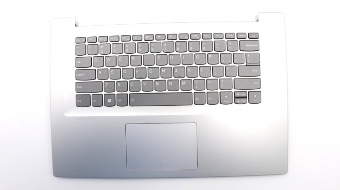 Carcasa superioara cu tastatura palmrest Laptop, Lenovo, IdeaPad 320S-15ISK Type 80Y9, cu iluminare, layout US