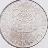 427 Austria 100 Schilling 1974 1976 Olympics, Innsbruck km 2926 argint, Europa