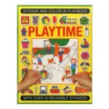 Cumpara ieftin Sticker and Color-In Playbook : With over 50 Reusable Stickers