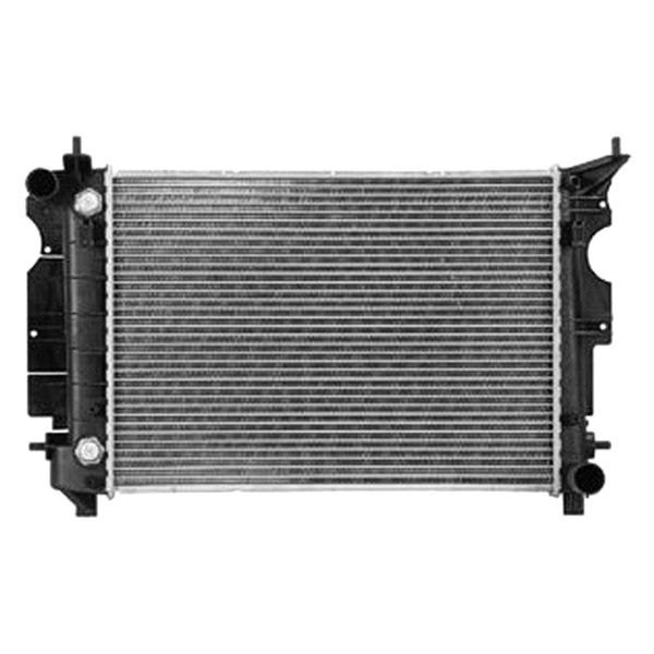 Radiator racire Saab 9.3, 02.1998-07.2003, motor 2.0, 96 kw; 2.0 T, 110/113 kw; 2.3, 110 kw, benzina, cutie manuala, cu AC, 500x348x32 mm, aluminiu b