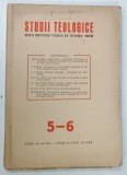 STUDII TEOLOGICE , REVISTA INSTITUTELOR TEOLOGICE DIN PATRIARHIA ROMANA , NR. 5-6 , 1958