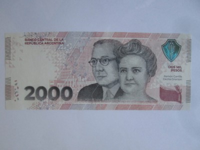 Argentina 2000 Pesos 2023 UNC foto