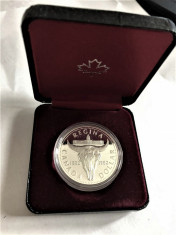 Canada 1982 DOLLAR MONEDA ARGINT Cutie Royal Canadian Mint foto