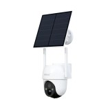 Camera de supraveghere cu Panou Solar si baterie reincarcabila, Arenti GO2T, Camera exterioara wireless 2K cu rotatie 360&deg;, alimentare solara si conve