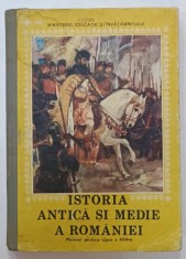 ISTORIA ANTICA SI MEDIE A ROMANIEI , MANUAL PENTRU CLASA A VIII -A , 1989 foto