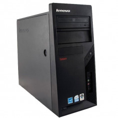 Calculator Lenovo ThinkCentre M58 Tower, Intel Core 2 Duo E8400 3.0 GHz, 4 GB DDR3, 160 GB HDD SATA, DVDRW, Windows 10 Pro, 3 Ani Garantie foto