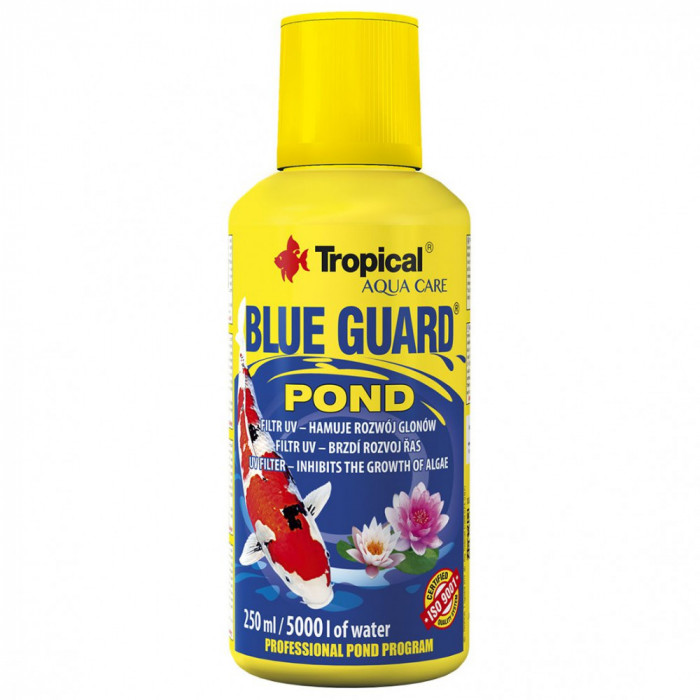 BLUE GUARD POND 250ml -soluție pentru &icirc;ndepărtat algele