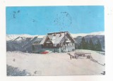 RF76 -Carte Postala - Sinaia, Cabana Bradet, circulata 1988