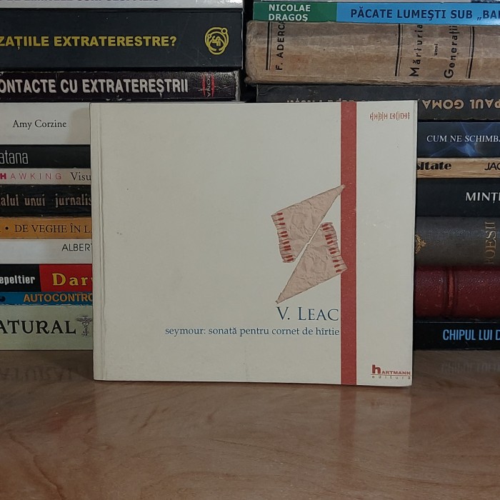 V. LEAC - SEYMOUR : SONATA PENTRU CORNET DE HARTIE ( VERSURI ) , ARAD *