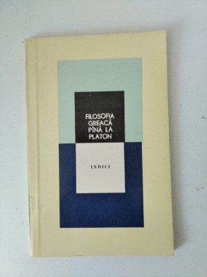 Filosofia greaca pana la Platon. Indici foto